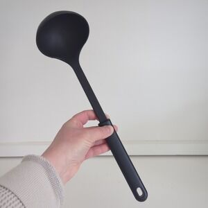 Calphalon Ladle Black Nylon Cooking Serving Sturdy Heat Resist *Scratches* USA